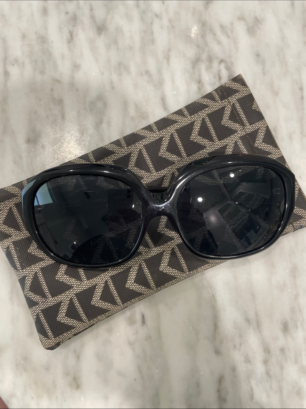 Michael Kors Black Oversized Women's Sunglasses
